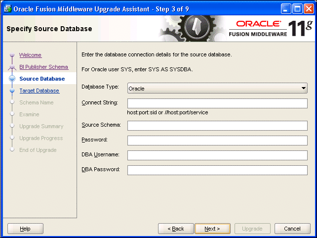 welcome screen