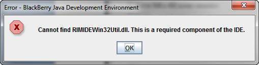 Missing components error.