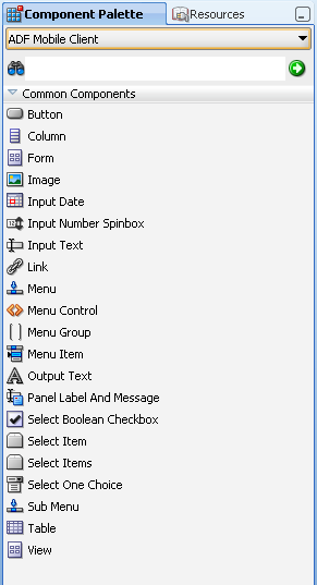 You can drag componets from the Componet Palette