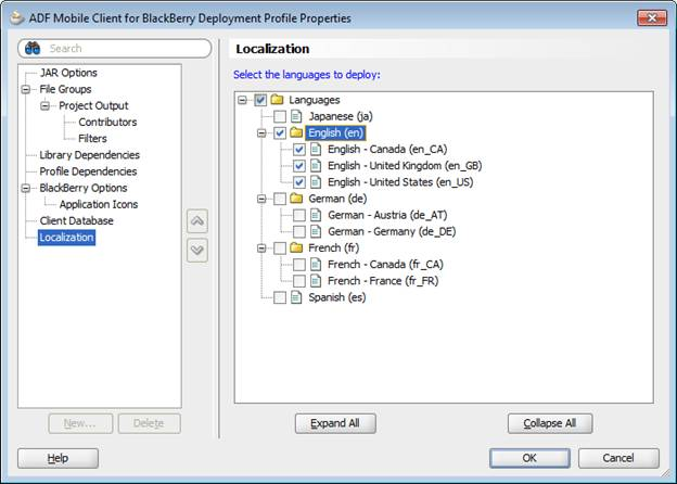 Select the resource bundle nodes.