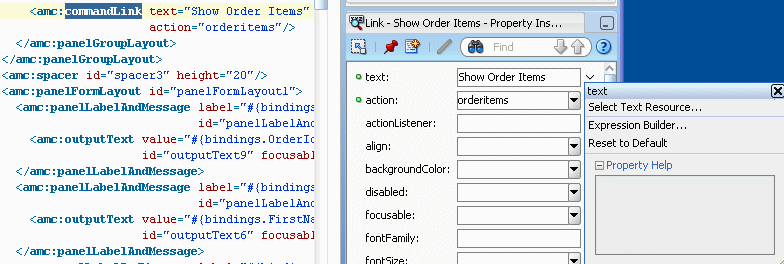 Select Text Resource