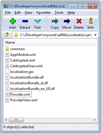 Base application with XLFF bundles.