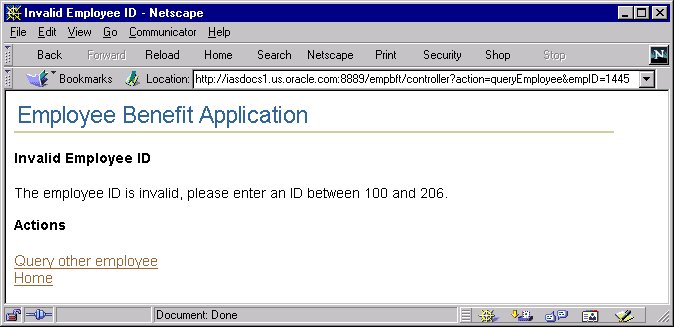 Description of errorpage.jpg follows