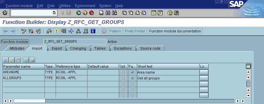 Text description of rfcimportexposrtgroups.gif follows.