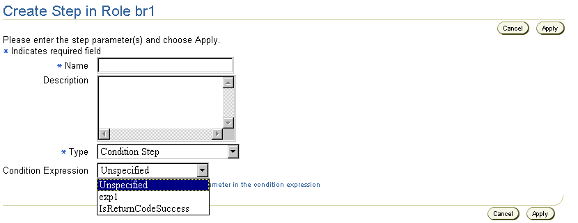 Text description of create_condition_step.gif follows.
