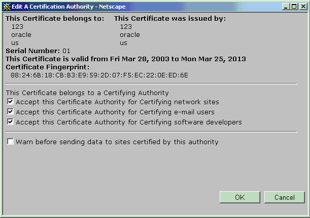 Text description of netscapecacheckboxes.gif follows.