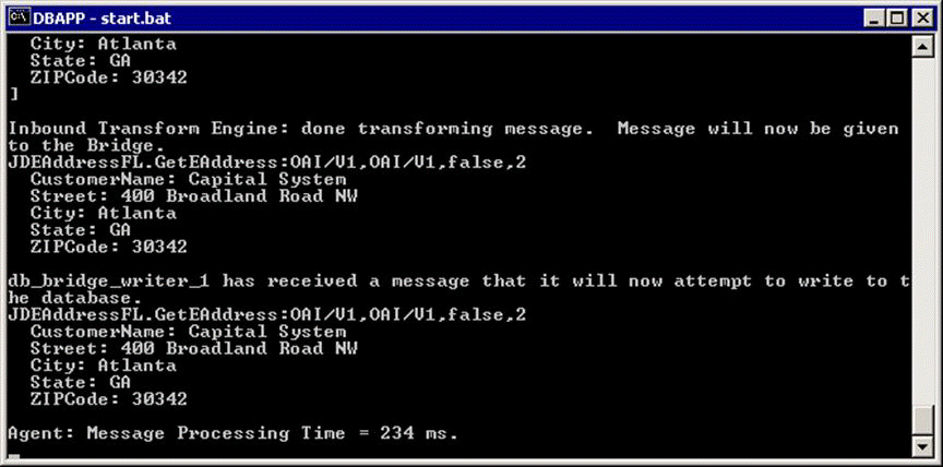 DBAPP_SAP in command window