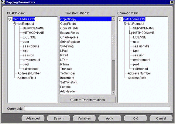 Mapping Parameters