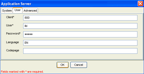 user tab