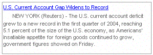 Shows example of portlet in a news layout.