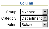 Shows column layout section of Layout tab.