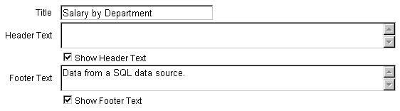 Shows Header and Footer sections of View tab.