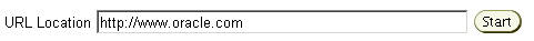 Shows URL location field.