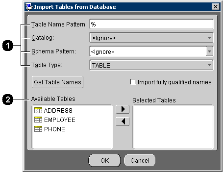 Text description of importdb.gif follows.