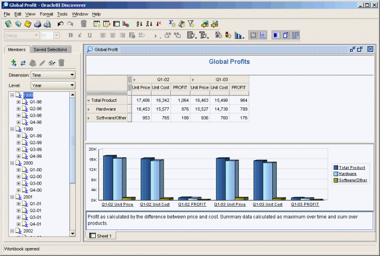 Discoverer Plus OLAP