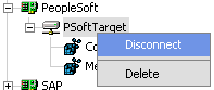 disconnecting from target