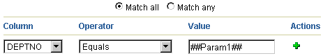 Shows Condition section with condition value.