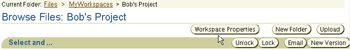 Workspace Properties
