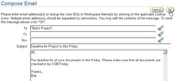 Compose email