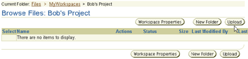 Upload a file to the new workspace