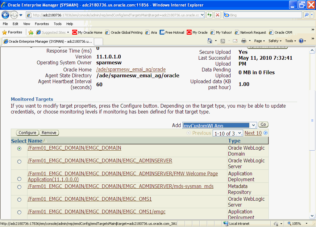 selecting a jmx target type part 2