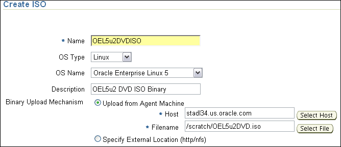 Create ISO Image.