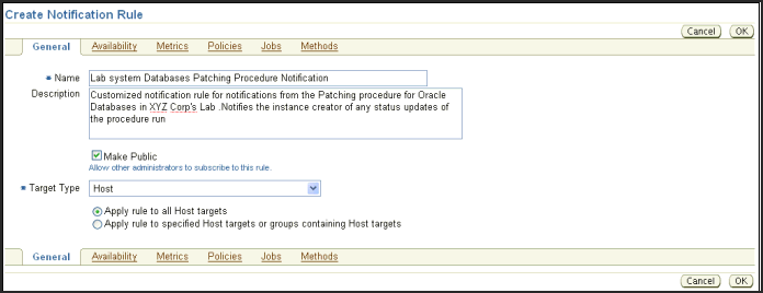 Create Like of Standard PAF Notification Rule