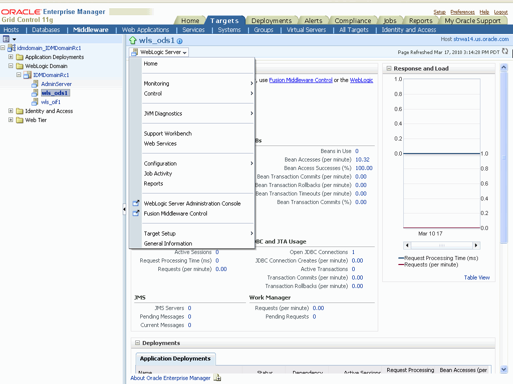 WebLogic Server - JVM Diagnostics