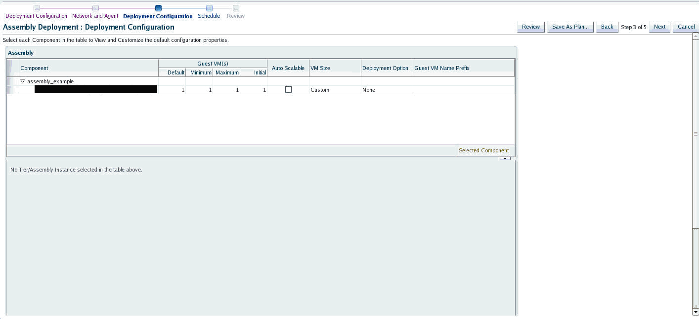 Assembly Deploy: Deployment Configuration