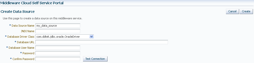 Creating a Data Source
