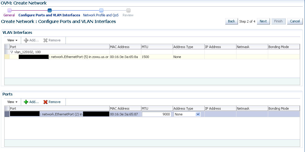 Create Network Configuration