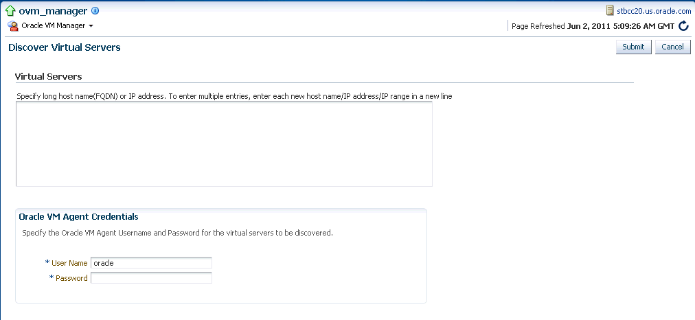 Discover Virtual Servers