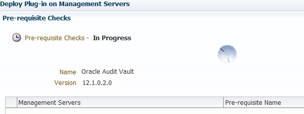 prerequisite checks