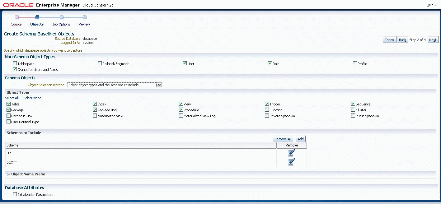 Baseline Scope Specification