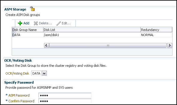 ASM Storage