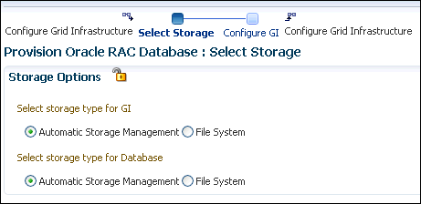 Storage options