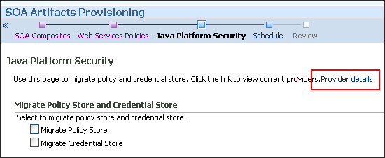 Provider Details Link