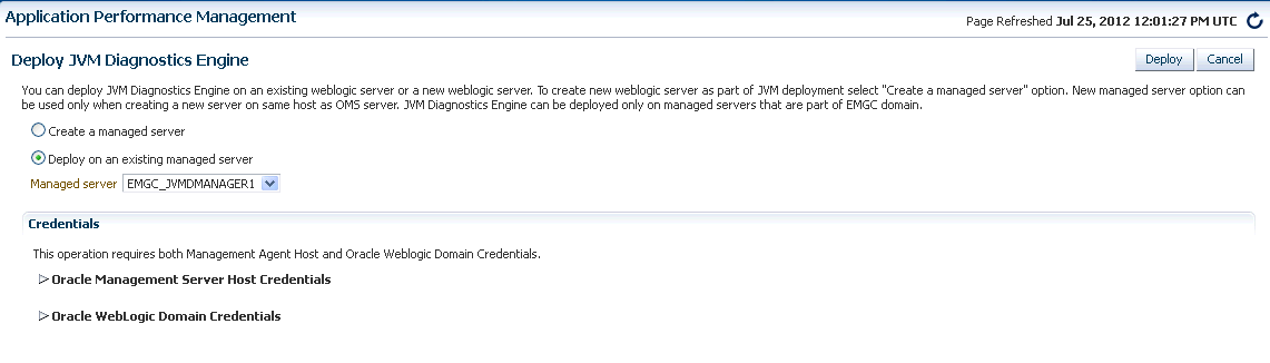 Deploy JVMD Manager