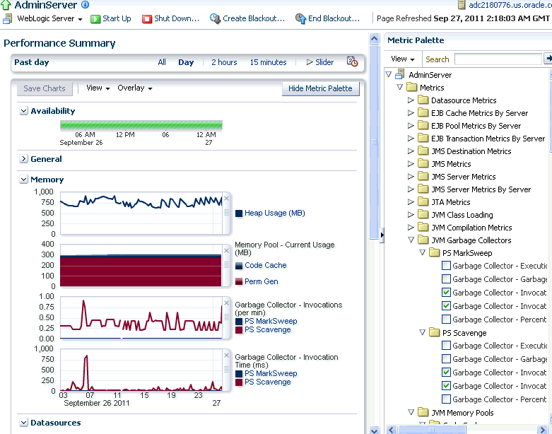 Performance Summary Page