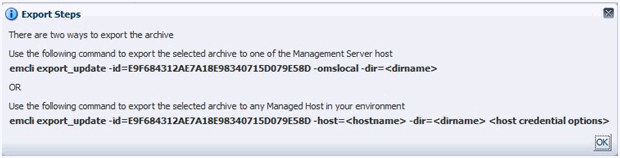Export Command