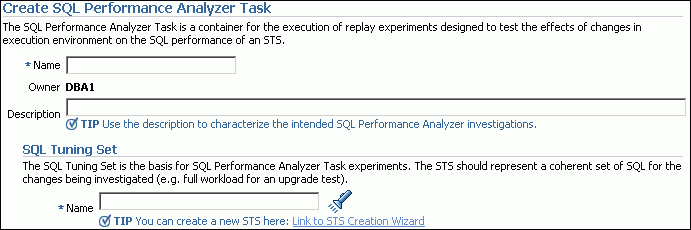 Description of sql_perf_create_task.gif follows