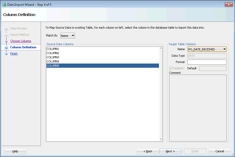 Description of the illustration sqld_data_import_new.gif follows