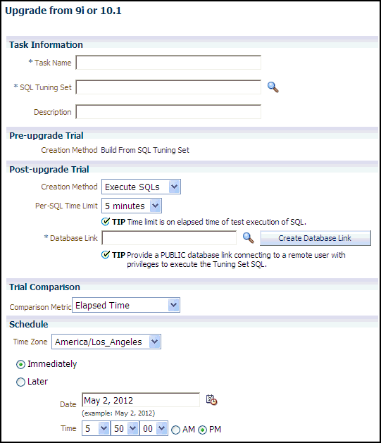 Description of the illustration spa_upgrade_9i_101.gif follows