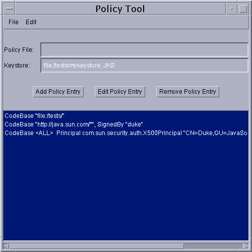 Policy Tool window showing three CodeBases