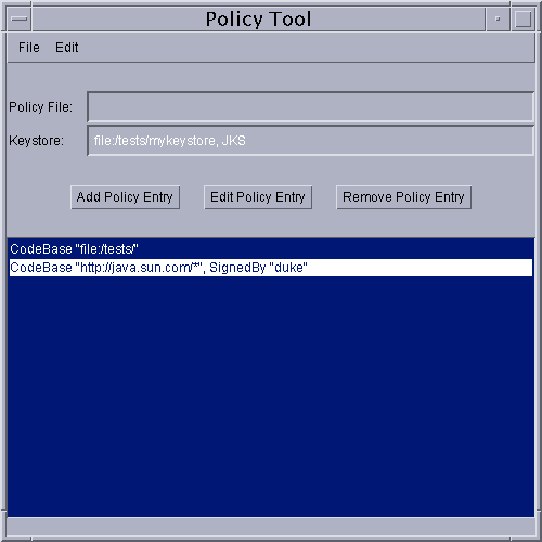 Policy Tool window showing Two CodeBases