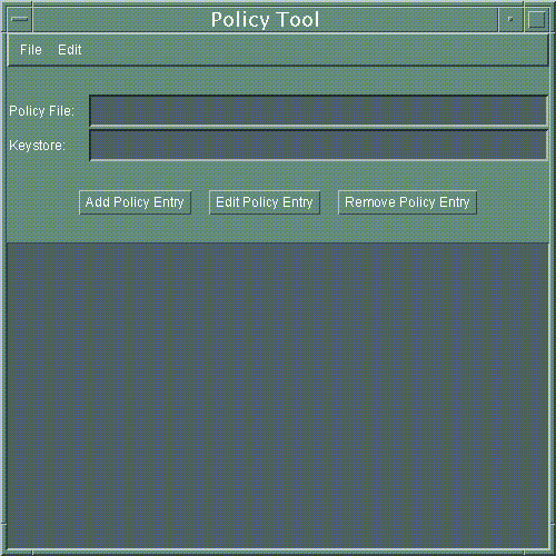 Blank Policy Tool window