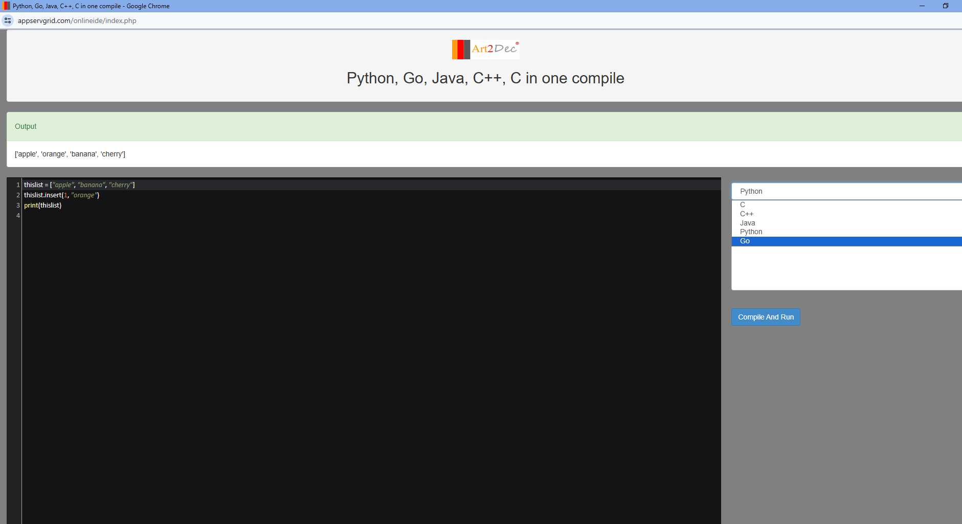 Art2Dec All-in-One Compiler